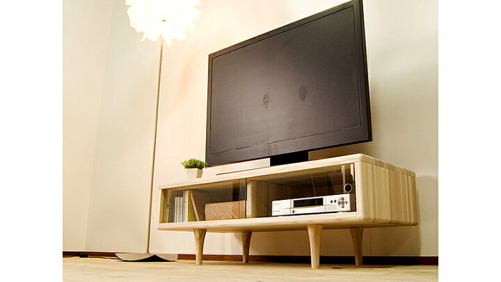 楽天市場】【送料無料/日本製/無垢材】Ring TV Board 110 凛 