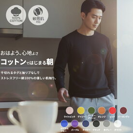 ロンT メンズ 長袖 Tシャツ 綿100% 5.6オンス 厚手 透けない 袖リブなし 袖口オープン クルーネック カットソー トップス 無地 インナー 重ね着 レイヤード 部屋着 パジャマ 家族 お揃い チームウェア クラスTシャツ スポーツ ダンス 大きいサイズ 白 黒 春夏秋冬 00102