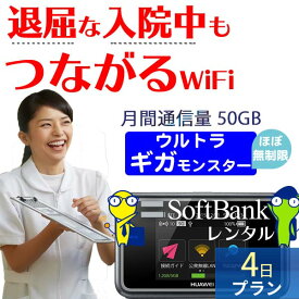 WiFi レンタル 1日 即日発送 レンタルwifi レンタルWi-Fi レンタルワイファイ wifiレンタル Wi-Fiレンタル ワイファイレンタル wi-fi ワイファイ 国内 ポケットwifi ポケットWi-Fi ポケットワイファイ 入院 旅行 一時帰国 sim モバイルWiFi 1日 e5383 ソフトバンク 50GB 空港