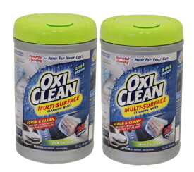 OXI CLEAN　オキシクリーン　車内用クリーナー/インテリアクリーナー　24cm×30cm　30枚入×2本パック　カーケア　ワイプ