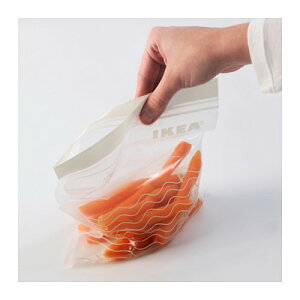 IKEAおしゃれなストックバック●2サイズ50枚入り●フリーザーバック/プラスチック袋●イケア