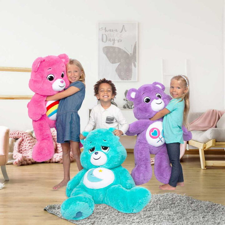 楽天市場 送料無料 ケアベア Care Bears ジャイアントぬいぐるみ 特大サイズ 約91cm 3種類 お洗濯屋さん 楽天市場 送料無料 ケアベア Care Bears ジャイアントぬいぐるみ 特大サイズ 約91cm 3種類 お洗濯屋さん