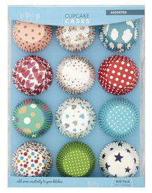 カップケーキ用　バラエティー紙カップ　50枚×12種類（合計600枚入り）　アソートセット