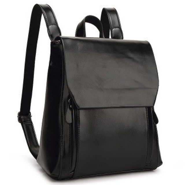 レザー革 メール便無料 リュック 最大12%OFFクーポン 通学 通勤 バッグ2ｗａｙ肩掛け鞄 PUレザー ブラック 軽量 小型