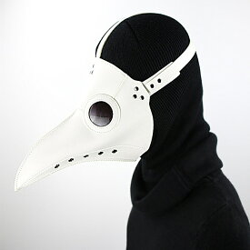 ペストマスク 鳥マスク仮面 コスプレ ハロウィン 仮装 (ホワイト) ゴシック スチームパンク