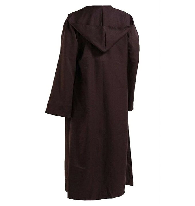 楽天市場】メンズ チュニック フード付き ロング マント (茶) 騎士  