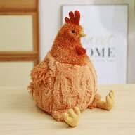 Daily Palette にわとり ぬいぐるみ 大きい 動物 リアル 抱き枕 ニワトリ おもちゃ ふわふわ かわいい 本…