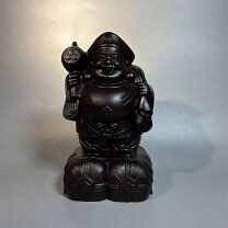 楽天市場】木彫 大黒像の通販