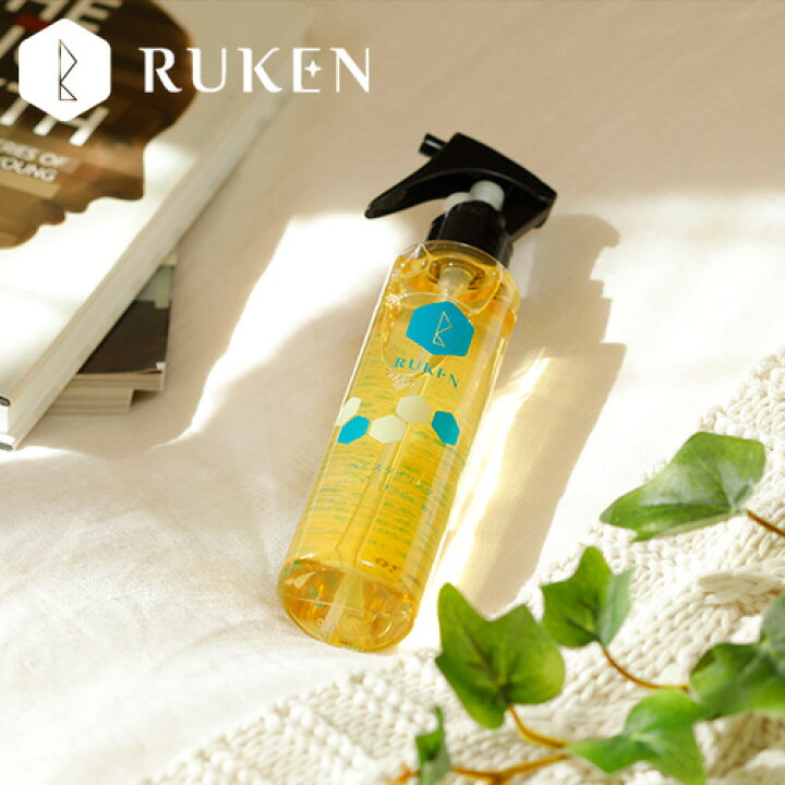 楽天市場 Ruken ヘアスタイリング 150ml ヘアスプレー ヘアミスト ノンシリコン つや出し カール ヘアケア 整髪料 ミスト 髪 オーガニック 切れ毛 カンゾウ プレゼント コラーゲン ダメージケア コラーゲンのルウ研究所楽天市場店