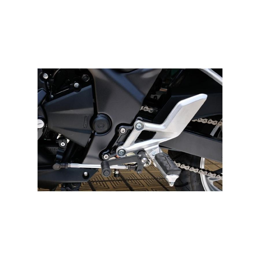 WOODSTOCK(ウッドストック) STDステップオフセットプレート CBR250R OSP-H12-BK バイク用品 