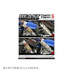 ウイルズウィン ビーストマフラー タイプE/ポリッシュ MAJESTY125 142-10-11