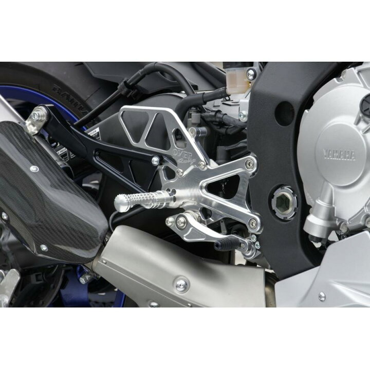 楽天市場】OVER RACING (オーバーレーシング) バックステップ シルバー 