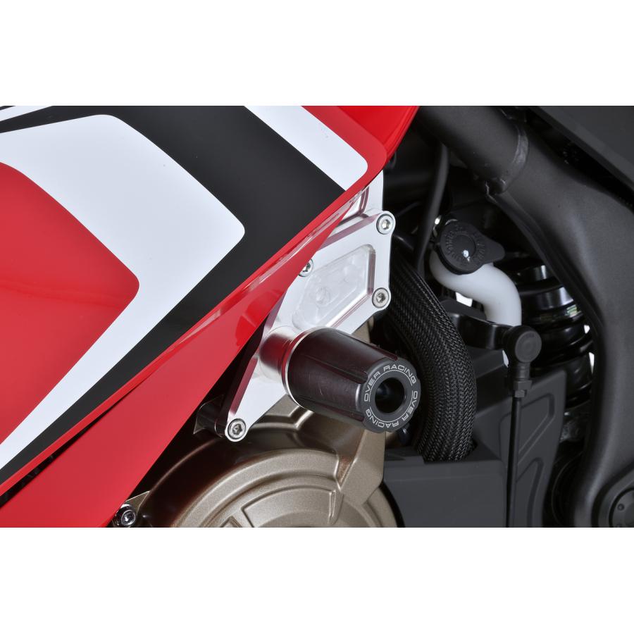 オーヴァーレーシング エンジンスライダー シルバー CBR400R 19- 59-102-01 | バイクパーツ・用品　ラバーマーク
