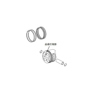 SP����SP�^�P�K�� �s�X�g���L�b�g �|�W�V�����L�b�g 105cc CD90�G���W���p SUPER HEAD 4V+R ��p