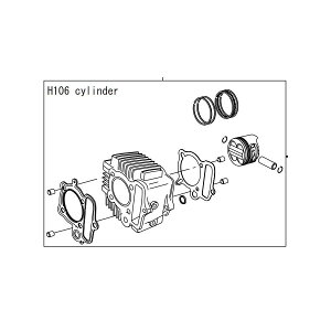 SP(SP^PK) V_[Lbg(H-TYPE/ 106cc)12V-Monkey L[ (Super Head 4ou +Rp)