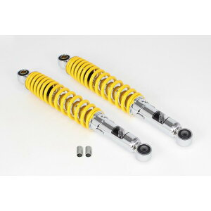 SP武川 (SPタケガワ) リアショックアブソーバー(クロムメッキ/ イエロー/2本セット)スーパーカブC125 06-04-0174