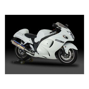 YOSHIMURA (ヨシムラ) スリップオンマフラー Tri-Ovalサイクロン 2end EXPORT SPEC ST:チタンカバー GSX1300R 14国内 (K8-L0) カナダ仕様 110-509-5H80