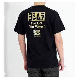 ヨシムラ 70th anniversary Tシャツ(黒)/M 900-224-320M