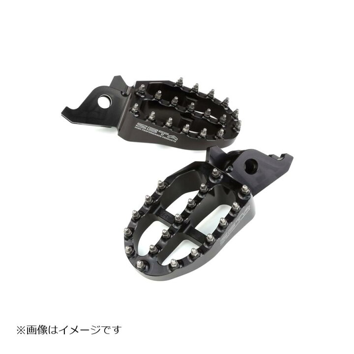 楽天市場】ZETA アルミフットペグ ブラック Monkey125 モンキー125 