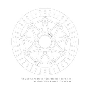 GALE SPEED (QCXs[h) NXbNfBXN[^[F320 L T=5.0 F)ZZR1100D/ZZR1200/ZX-12R