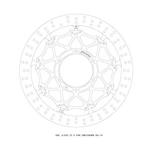 GALE SPEED (�Q�C���X�s�[�h) �N���X���b�N�f�B�X�N���[�^�[F��320 R T=5.5 F)CBR1000RR (ABS�s��)