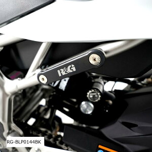 R&G (�A�[���A���h�W�[ ) Rear Footrest Plate:�u���b�N LHS Single ZX-4RR RG-BLP0144BK