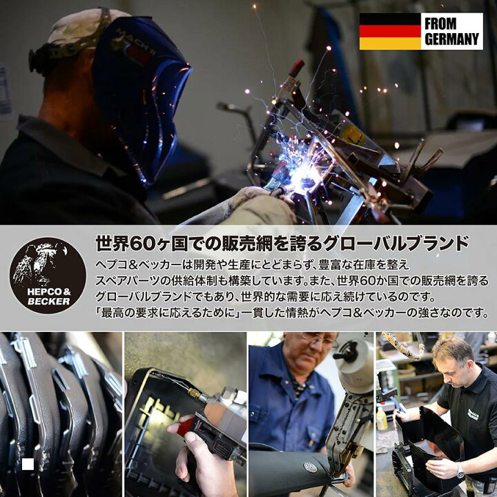 楽天市場】ヘプコ&ベッカー トップ＆サイドケースキャリア クローム 