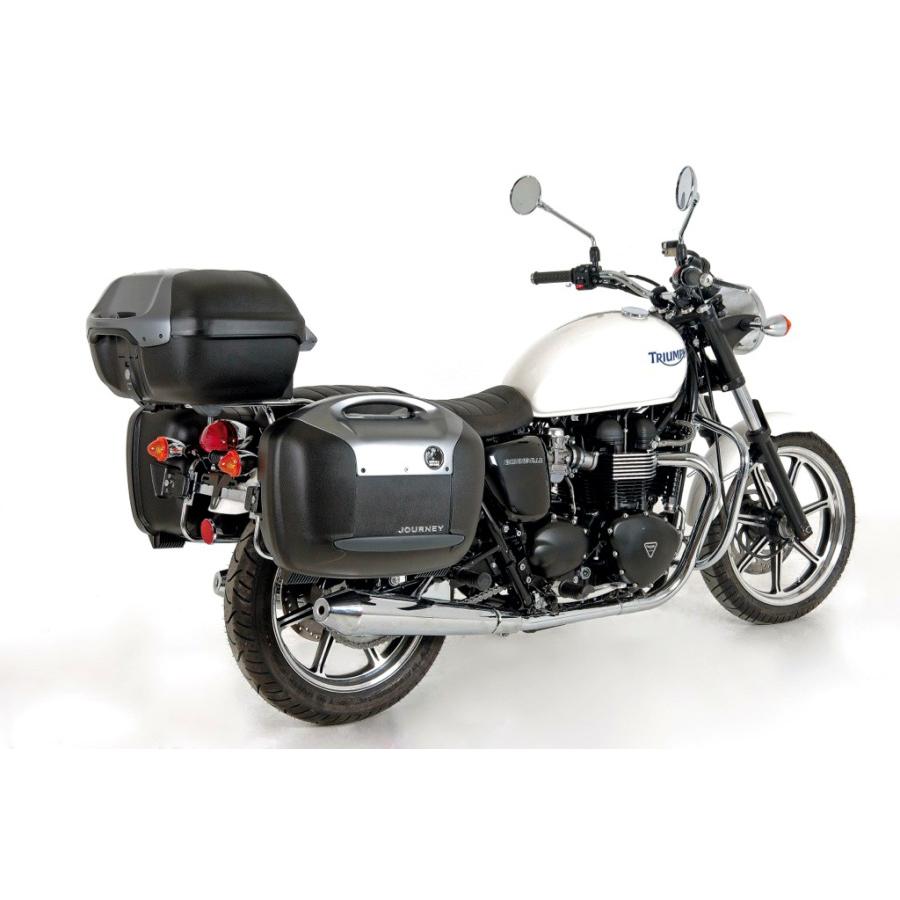 ヘプコ&ベッカー トップサイドケースキャリア クローム ボンネビル Bonneville T100 SE：バイクパーツ・用品 ラバーマーク