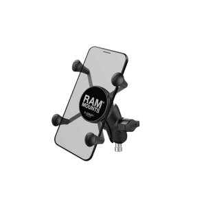 ラムマウント Xグリップ&M8ボルトベースセット スマートフォン用 ショートアーム 1インチボール RAM-B-367-A-UN7U