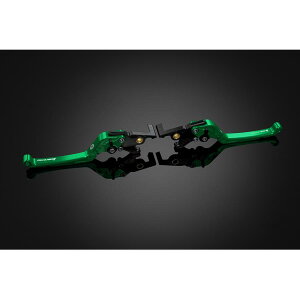 BIKERS (バイカーズ) レバーセット 可倒式 フラットタイプ グリーン XMAX Y0355-GRN