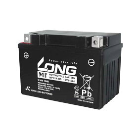 ロングバッテリー バッテリー 12V/9.5Ah 液注入済 互換 YT12A-BS 相当 WP12A-BS