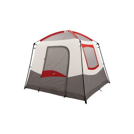 アルプス マウンテニアリング テント Camp Creek 4 グレー/レッド フロアサイズ:228 x 259cm 重量:8.7kg 703438540420