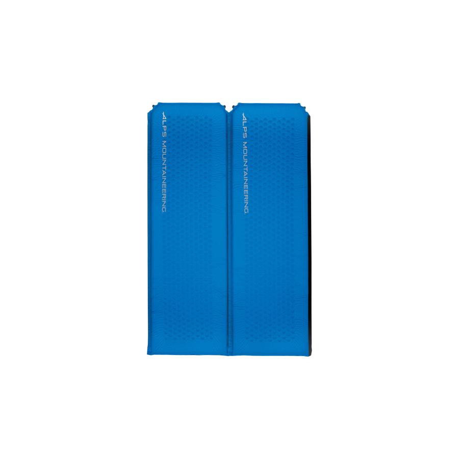 アルプス マウンテニアリング Flexcore インフレーターマット ダブル ブルー サイズ:縦190 x 横119 x 厚5cm 重量:3.15kg 703438775044