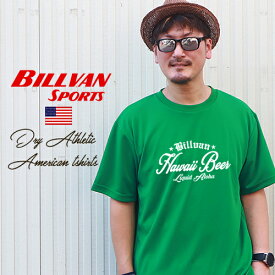 BILLVAN SPORTS ドライ＆アスレチック Hawaii Beer Tシャツ 0709 ビルバン 吸水速乾 アメカジ
