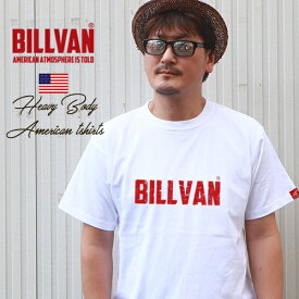 BILLVAN ビルバン アメカジ ヴィンテージ・擦れロゴ へヴィーウェイト半袖Tシャツ メンズ