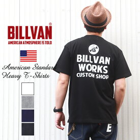 BILLVAN ビルバン バック アメリカンワークス スタンダード バックプリントTシャツ 300305hvt