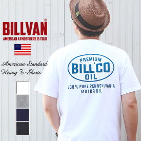 BILLVAN ビルバン オイル ワークスBILLCO バックプリントTシャツ 300309hvt メンズ アメカジ