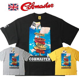 COBMASTER コブマスター 吸汗速乾シリーズ ルーズフィット フェス プリント 半袖Tシャツ