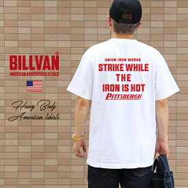 BILLVAN ビルバン UNION IRON WORKS アメリカン ヘビーTシャツ アメカジ