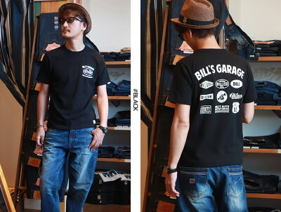 TシャツBILLVANGARAGEスタンダードバックプリントTシャツ300711ビルバンメンズアメカジ