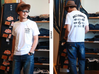 TシャツBILLVANGARAGEスタンダードバックプリントTシャツ300711ビルバンメンズアメカジ