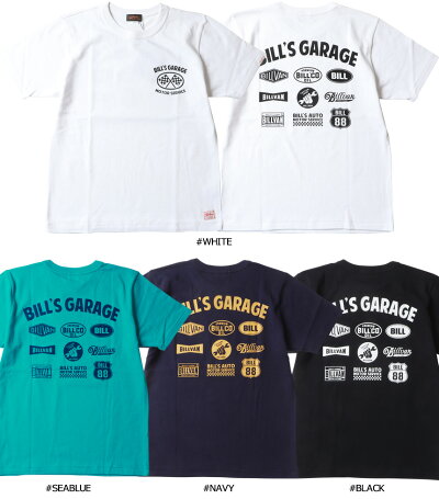 TシャツBILLVANGARAGEスタンダードバックプリントTシャツ300711ビルバンメンズアメカジ