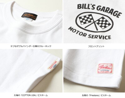 TシャツBILLVANGARAGEスタンダードバックプリントTシャツ300711ビルバンメンズアメカジ