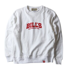 BILLVAN ビルバン アメカジ・BILLSロゴ ミニ裏毛スウェット・ロングTシャツ メンズ アメカジ