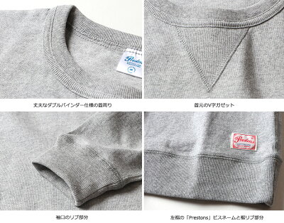 ロンTBILLVANバックプリントダイヤロゴガゼット&リブ付きヘビーロングTシャツBV-290718LSメンズアメカジ