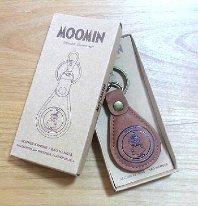 楽天市場】ムーミン キーホルダー 皮 レザーキーリング 箱入り 輸入品 