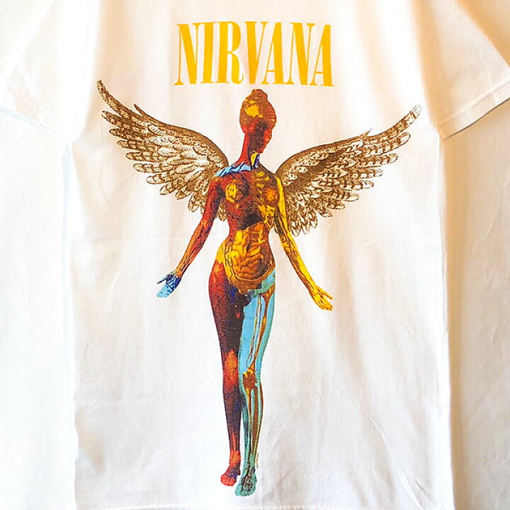 楽天市場】ニルヴァーナ NIRVANA 正規品 tシャツ IN UTERO ニルバーナ  