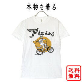 ピクシーズ PIXIES 正規品 tシャツ ホワイト 白 ロックtシャツ オフィシャル メンズ レディース 【追跡可能メール便】【送料無料】【ネコポス】【Surfer Rosa】【Tony's Theme】