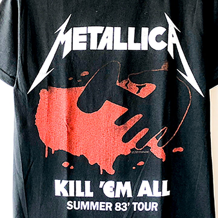 楽天市場】メタリカ METALLICA 正規品 tシャツ KILL