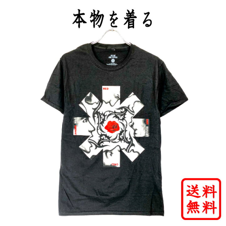 楽天市場】レッチリ RED HOT CHILI PEPPERS 正規品 tシャツ レッド 